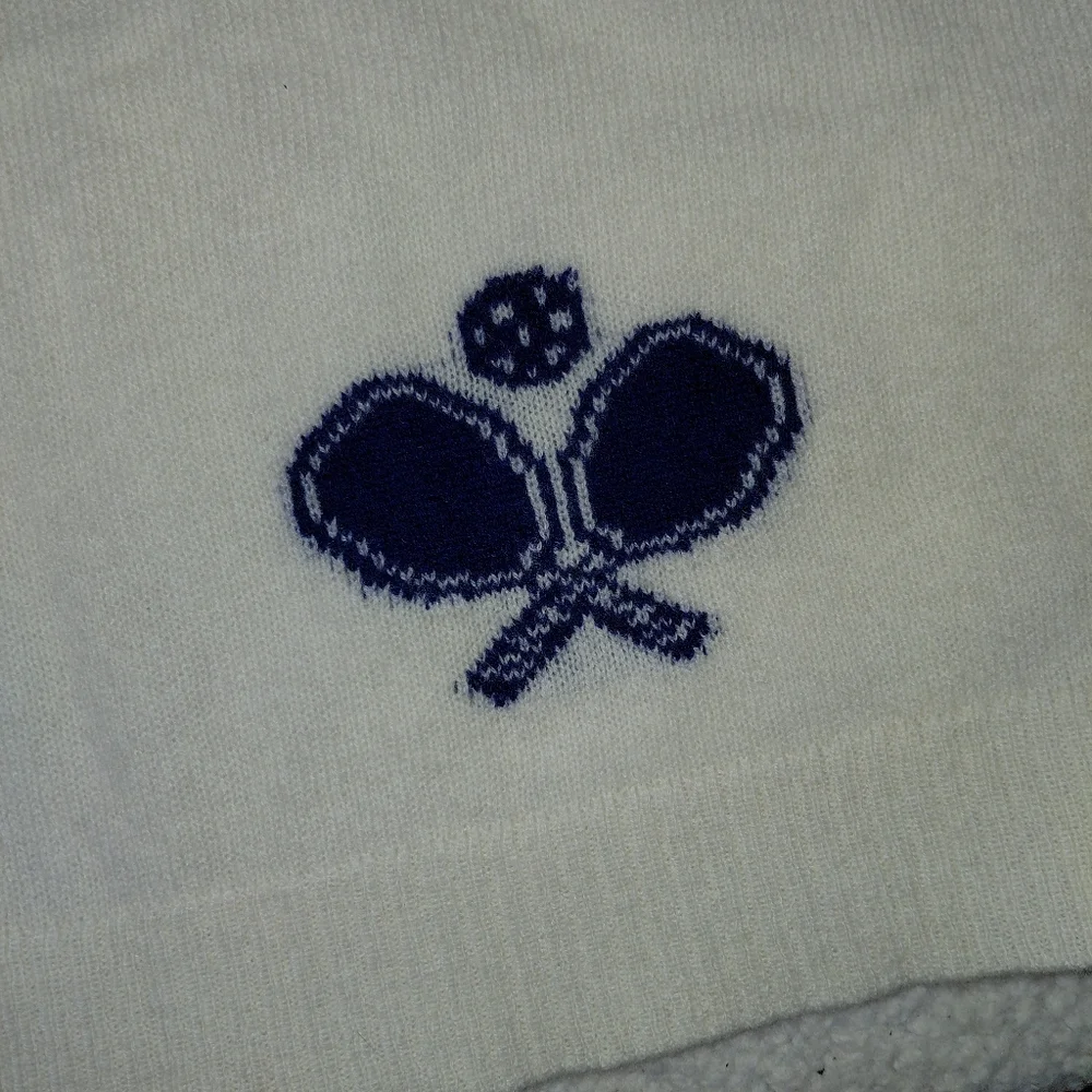 Alashan 100% Cashmere Pickleball Sweater‎ Women's Size Small Preppy Lightweight - Picture 4 of 7